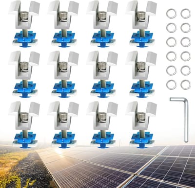 SolidKeus - Solar Panel Montagebeugels met Schroeven (12 Stuks)