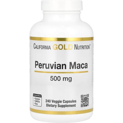 California Gold Nutrition, Peruaanse Maca, 500 mg, 240 Veggie Capsules