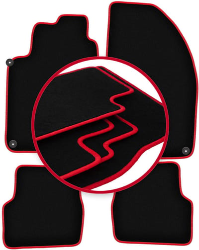 CARLUX-RED automatten voor: Alfa Romeo 166 sedan (1998-2009)