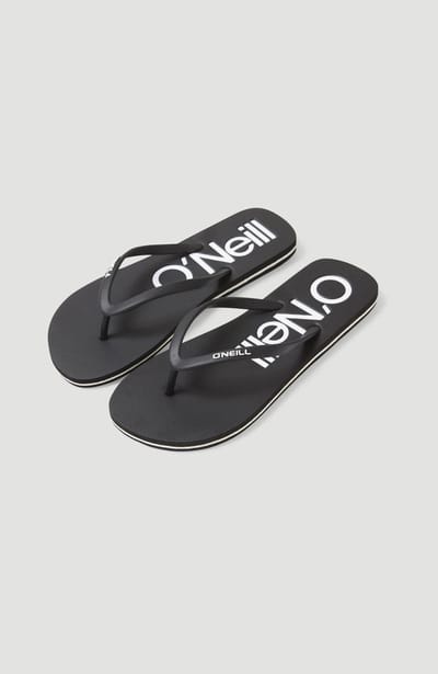 O'Neill teenslipper model profile logo sandal - Dames - Zwart/Wit - Maat 36