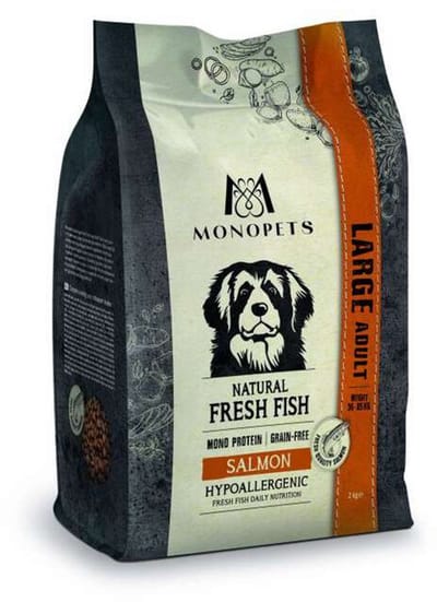 Monopets Fresh Fish Puppy Large Salmon 12,5 kg - Hondenvoeding