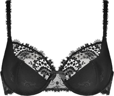 Simone Pérèle Wish Beugel Bh 12B318 Zwart 90C