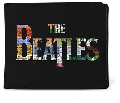 Rocksax The Beatles - Tickets Portemonnee - Zwart