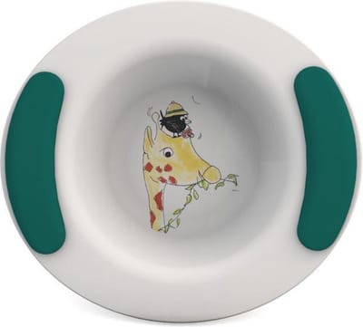 Kinderkom Giraffe - Groen blauw