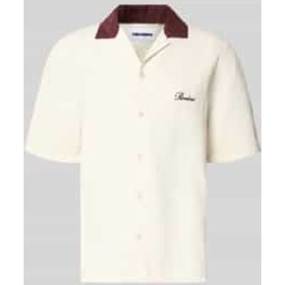 regular fit vrijetijdshemd met contrastkraag
