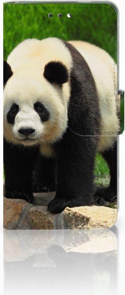Nokia 3.1 (2018) Telefoonhoesje met Pasjes Panda