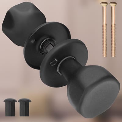 Unyqoos® Stijlvolle en Robuuste Draaibare Deurknop Set voor Diverse Deuren en Poorten