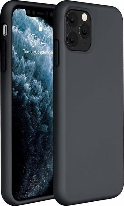 ShieldCase Silicone case geschikt voor Apple iPhone 11 Pro hoesje - optimale bescherming - perfecte pasvorm - TPU Materiaal - zwart