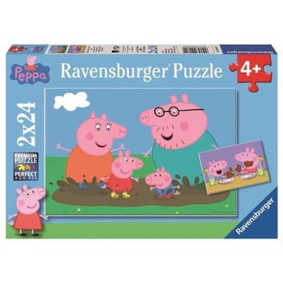 Ravensburger puzzel Peppa Pig - 2x24 stukjes - kinderpuzzel