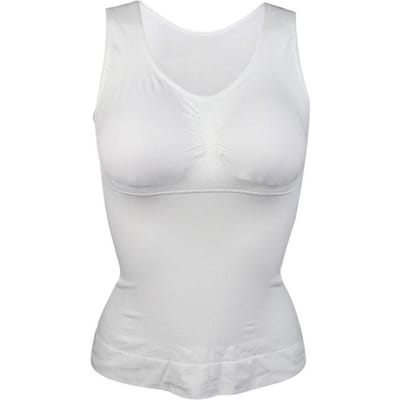 Vrouwen Shapewear Gewatteerde Tummy Control Tank Top Afslankend Hemdje Afneembaar Lichaam Vormgevend Compressie Vest Korset XL