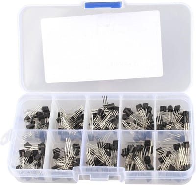 Transistor Assortiment Kit - Elektronica Componenten - Elektronische Projecten - 10 Verschillende Soorten - 200 Stuks - Niet Van Toepassing