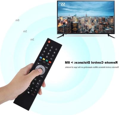 Universele Afstandsbediening voor Smart TV met Leerfunctie - Vervangende Afstandsbediening voor GRUNDIG TV TP7187R, Compatibel en Gebruiksvriendelijk