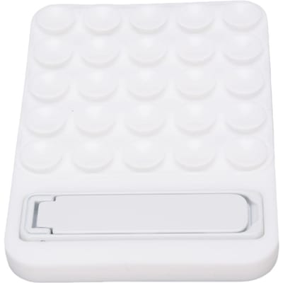Telefoonstandaard Siliconen Zuignap Telefoonhouder Mount voor Selfie Livestreaming Wit white