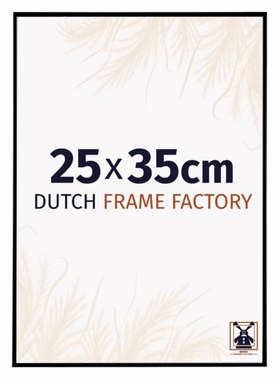 Fotolijst 25x35 cm - Kunststof - Zwart Mat - Easy