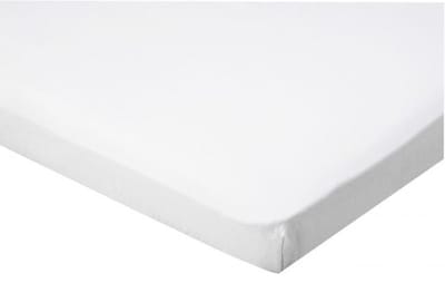 Senzatione katoen satijn Hoeslaken Topper Wit - 200x210+15