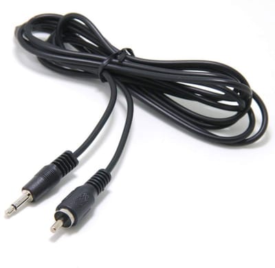 Allecto - Audiokabel - 6-Voet Mannelijk naar 3,5 mm - Perfecte Geluidsverbinding - Ideaal voor Audio Apparatuur - Mono Mini Plug - Voor Soundbar