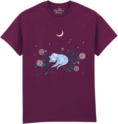 Katten Cat Dreaming The Coloured House T-shirt M