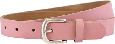 Landley Dames Riem Leer Oud Roze – Breedte 3 cm – Leren Vrouwen Riem - Lengte totaal 100 cm / Riemmaat 85