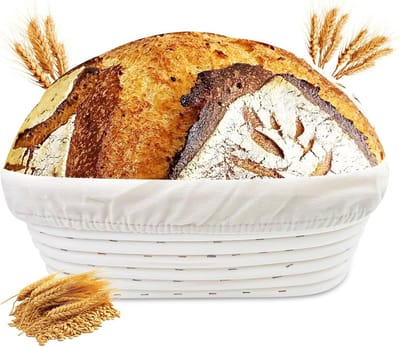 Rijsmand Brood - Set van 2 Stuks - Voor Mooie Broodvorm en Krokante Korst