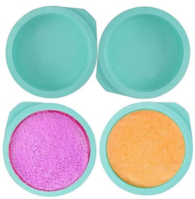 Ronde Silicone Taartvormen - 4 Stuks - 6 Inch Antiaanbak Cakevormen