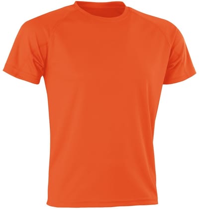 Spiro Volwassenen Unisex Impact Aircool Tee (Oranje) XXXL (RT287)
