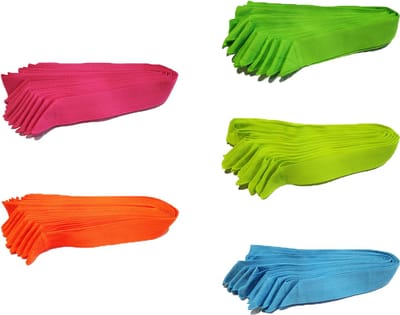 MDsport - Partijlinten - Set van 50 - 5 neonkleuren - Voortgezet Onderwijs