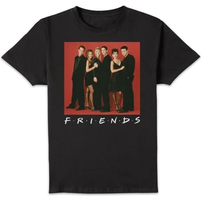 Friends Character Pose t-shirt - Zwart - 3XL