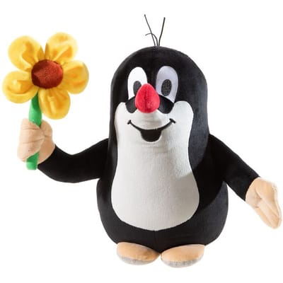 Het Molletje Pluchen figuur - Der kleine Maulwurf mit Blume - 16 cm - voor Geen - meerkleurig