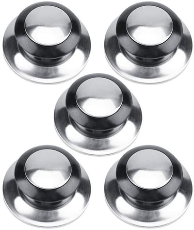 Allecto - Hittebestendige Deksels Knop - Vervangende Handvatten - 5