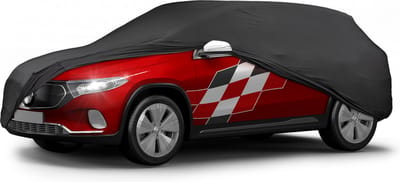 Walser Overtrek Indoor Stretch Plus Maat 8 SUV/VAN zwart