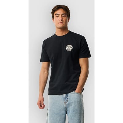Rip Curl Wettie Icon T-shirt Met Korte Mouwen Zwart S Man