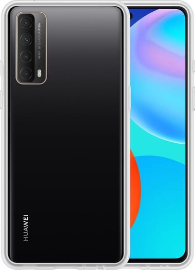 Hoesje - Geschikt voor Huawei P smart 2021 - Sterk & Shockproof - Hoes Cover - Siliconen Case - Telefoonhoesjes - Transparant