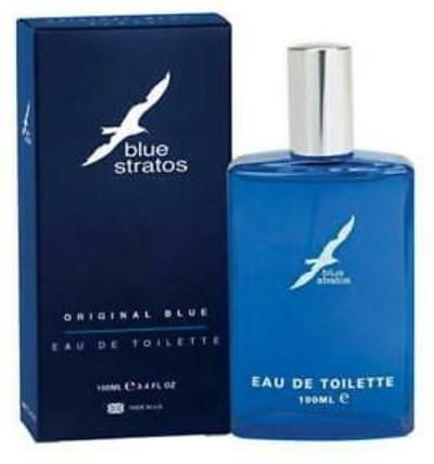 Blue Stratos Eau de Toilette Spray voor heren - Klassieke fougere geur - 100 ml