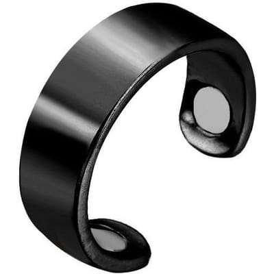 Anti Snurk Apparaat Ring Magnetische Therapie Acupressuur Behandeling Tegen Vingerring Anti Snurk Slaaphulpmiddel voor Snurken zwart