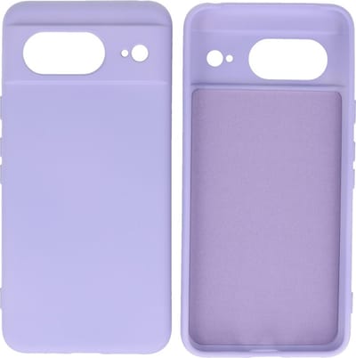 Hoesje Geschikt voor de Google Pixel 8 - Fashion Backcover Hoesje - Colorful Telefoonhoesje - Paars
