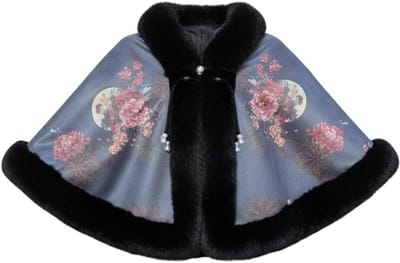Warme winter sjaal - Pluche cape - Feestelijke gelegenheid - Luxe en comfort - 56 x 100 cm - Meerdere kleuren