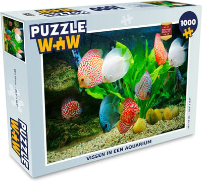 Puzzel Vissen in een aquarium - Legpuzzel - Puzzel 1000 stukjes volwassenen