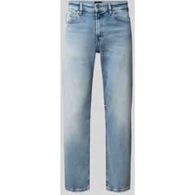 Regular fit straight jeans van katoenmix model 'RE.MAINE'