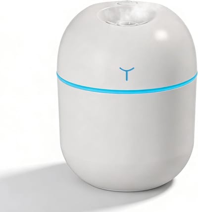 Luchtbevochtiger - Kamer diffuser - Droge lucht verlichten - Stille werking - 220 ml reservoir - Wit
