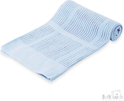 Soft Touch Babydeken 140 X 90 Cm Blauw