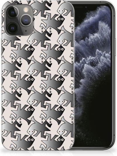 Apple iPhone 11 Pro TPU Hoesje Salamander Grey