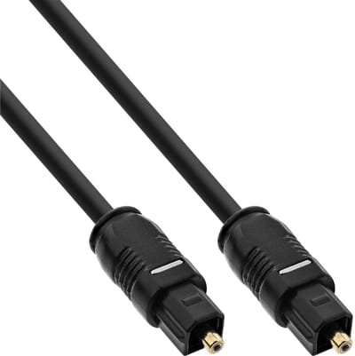 InLine® optische audiokabel Toslink mannelijk / mannelijk 1 m