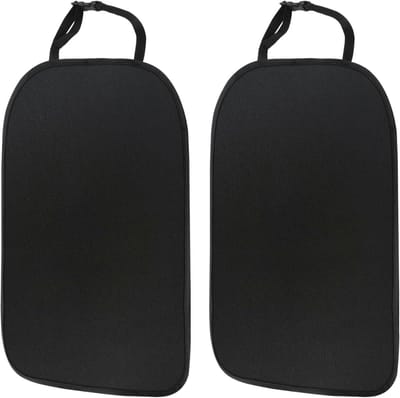 Rugleuningbeschermers Auto - Stoelbeschermers Achterbank - Voorkom Vlekken - Waterdicht Materiaal - 2 stuks - Zwart