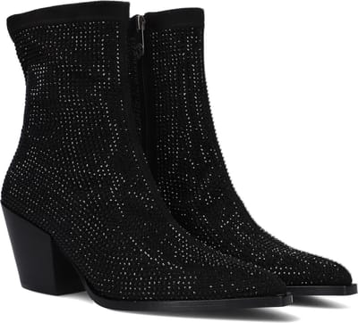 Pedro Miralles 25534 Enkellaarsjes - Enkelboots met rits - Dames - Zwart - Maat 37