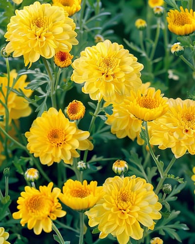 2 sets - Ganzebloem Zaden Chrysanthemum Segetum Eenjarig Gele Tinten Gemengd