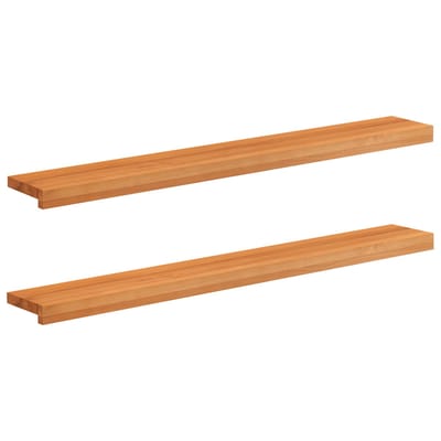 vidaXL - Raamprofielen - 2 - st - Lichtbruin - 110 - x - 15 - x - 2 - cm