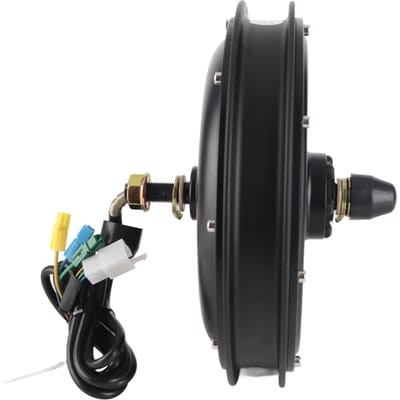 Fiets Voorwiel Borstelloze Tandwielnaafmotor 48V 1000W Elektrische Fiets Conversie Kit voor Elektrische Voertuigen black