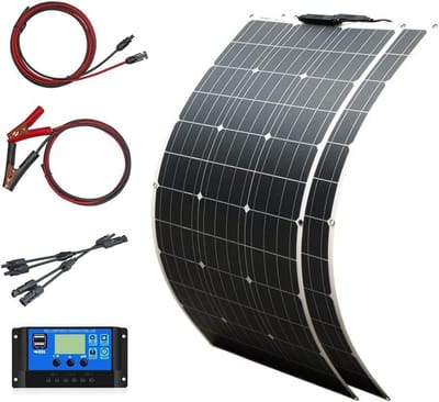 Flexibele Zonnepanelen - Energie Opwekking - Off Grid Laden - Hoge Efficiëntie - 200W Kit