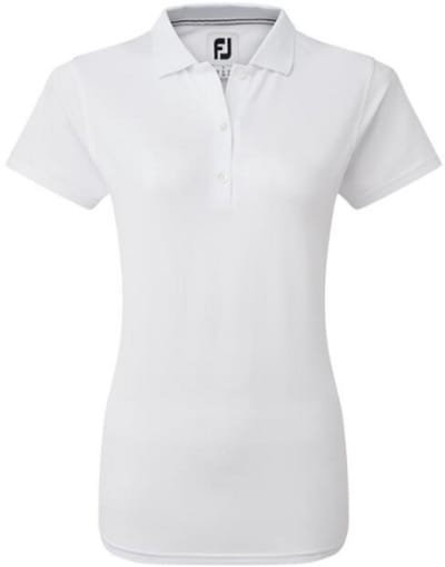 Footjoy Stretch Pique Dames Polo Shirt wit