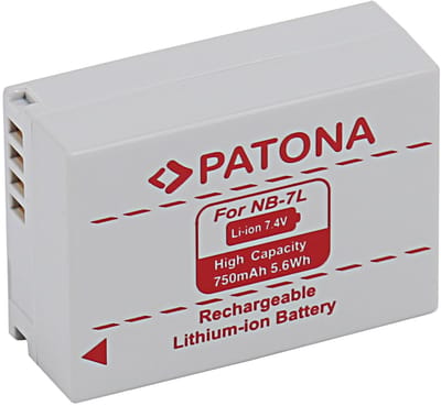 Patona NB-7L / NB7L accu voor Canon Powershot G10 G11 G12